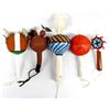 Image 2 : 5 Native American Hopi Gourd Rattles