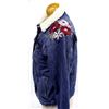 Image 2 : Embroidered Fleece Denim Jacket