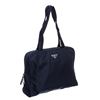 Image 2 : Prada Navy Blue Nylon Double Handle Handbag