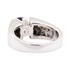 Image 3 : 2.05 ctw Sapphire And Diamond Ring - Platinum