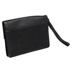 Louis Vuitton Black Taiga Leather Selenga Pochette Bag