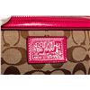 Image 5 : Coach Brown Monogram Canvas Pink Patent Leather Small Crossbody Bag