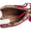 Image 6 : Coach Brown Monogram Canvas Pink Patent Leather Small Crossbody Bag
