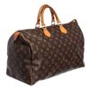 Image 8 : Louis Vuitton Monogram Canvas Leather Speedy 40 cm Bag