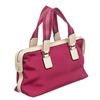Image 9 : Gucci Pink White Nylon Leather Tote Bag