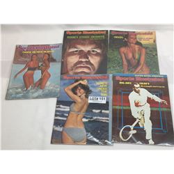 5 SPORTS ILLUSTRATED MAGAZINES