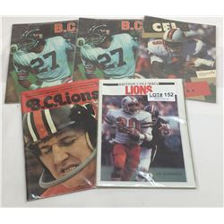 5 BC LIONS MAGAZINES