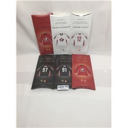 6 MCDONALDS 2006 CANADIAN MINI HOCKEY JERSEYS