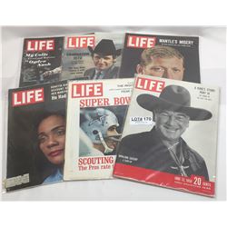 6 LIFE MAGAZINES