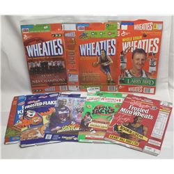 MIXED LOT OF CEREAL BOXES - BASKETBALL