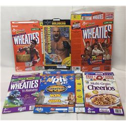 6 COLLECTOR CEREAL BOXES