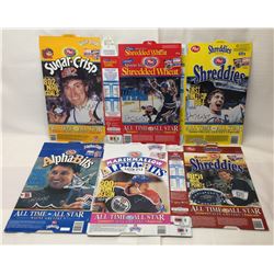 6 COLLECTOR CEREAL BOXES
