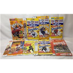 8 COLLECTOR CEREAL BOXES
