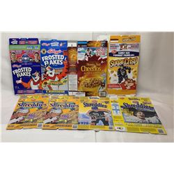 8 COLLECTOR CEREAL BOXES