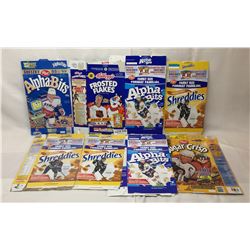 8 COLLECTOR CEREAL BOXES