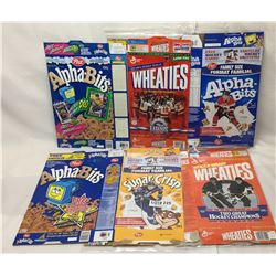 6 COLLECTOR CEREAL BOXES