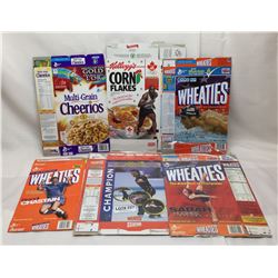 6 COLLECTOR CEREAL BOXES