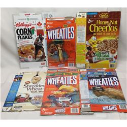 6 COLLECTOR CEREAL BOXES