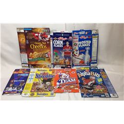 7 COLLECTOR CEREAL BOXES