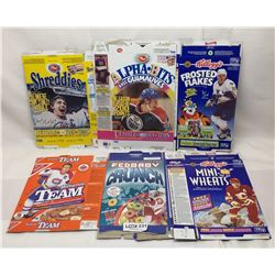 6 COLLECTOR CEREAL BOXES