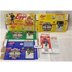 5 COLLECTOR EGGO AND POP TART BOXES