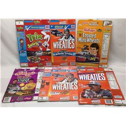 6 COLLECTOR NASCAR CEREAL BOXES