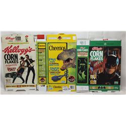 3 COLLECTIBLE CEREAL BOXES