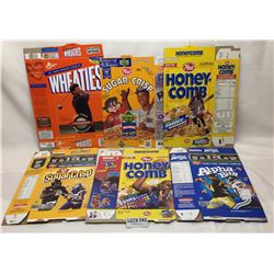 6 COLLECTOR CEREAL BOXES