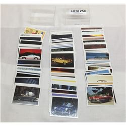 LOT OF COLLECTOR CARS CARDS