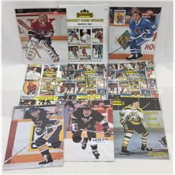 9 HOCKEY CARD CHECKLIST BOOKS