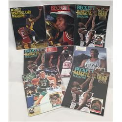 8 BECKETT BASKETBALL AND BASKETBALL CARDS MONTHLY MAGAZINES