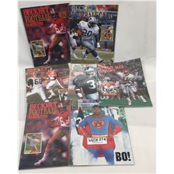 7 BECKETT FOOTBALL CARD MAGAZINES