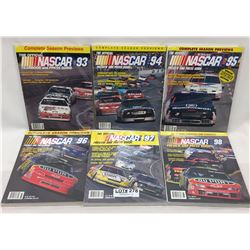 6 OFFICIAL NASCAR 93-98 MAGAZINES