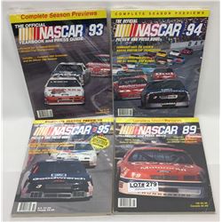 4 OFFICAL NASCAR 89, 93-95 MAGAZINES