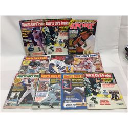 LOT OF 10 BASEBALL SPORTS MAGAZINES