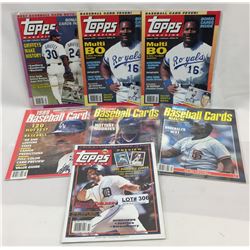 7 BASEBAL SPORT MAGAZINES