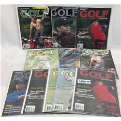 11 BECKETT COLLECTOR GOLF MAGAZINES