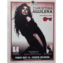 CHRISTINA AGUILERA CONCERT PROMO
