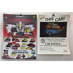 DRAG CAR AND VINTAGE CAR CLUB OF CANADA POSTERS