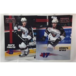 VANCOUVER GIANTS MARK FISTRIC ANDN GILBERT BRULE