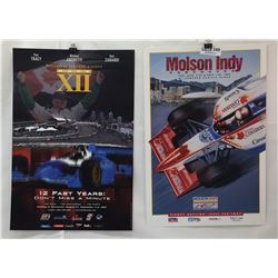 MOLSON INDY - 1996 + RACE XII POSTERS