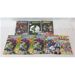 10 - COMICS - ARCHIE - SPAWN - AVENGERS ETC