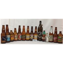 LOT OF EMPTY BEER BOTTLES