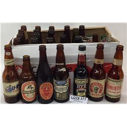 LOT OF EMPTY COLLECTIBLE BEER BOTTLES