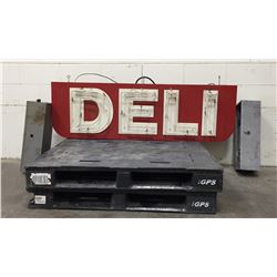 DELI SIGN APPROX 3 FEET X 18 INCHES