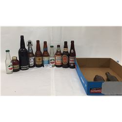 LOT OF OLD BOTTLES INC B.C. BREWERIES