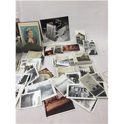COLLECTION OF VINTAGE POLAROID PICTURES, POSTCARDS, AND CARDS