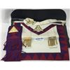 Image 1 : MASONIC APRON IN BAG WITH SASH