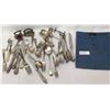 Image 1 : LOT OF STERLING SILVER AND SILVER PLATE CUTLERY