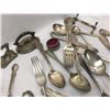 Image 2 : LOT OF STERLING SILVER AND SILVER PLATE CUTLERY